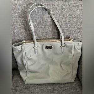 Grey Nylon Kate Spade Bag